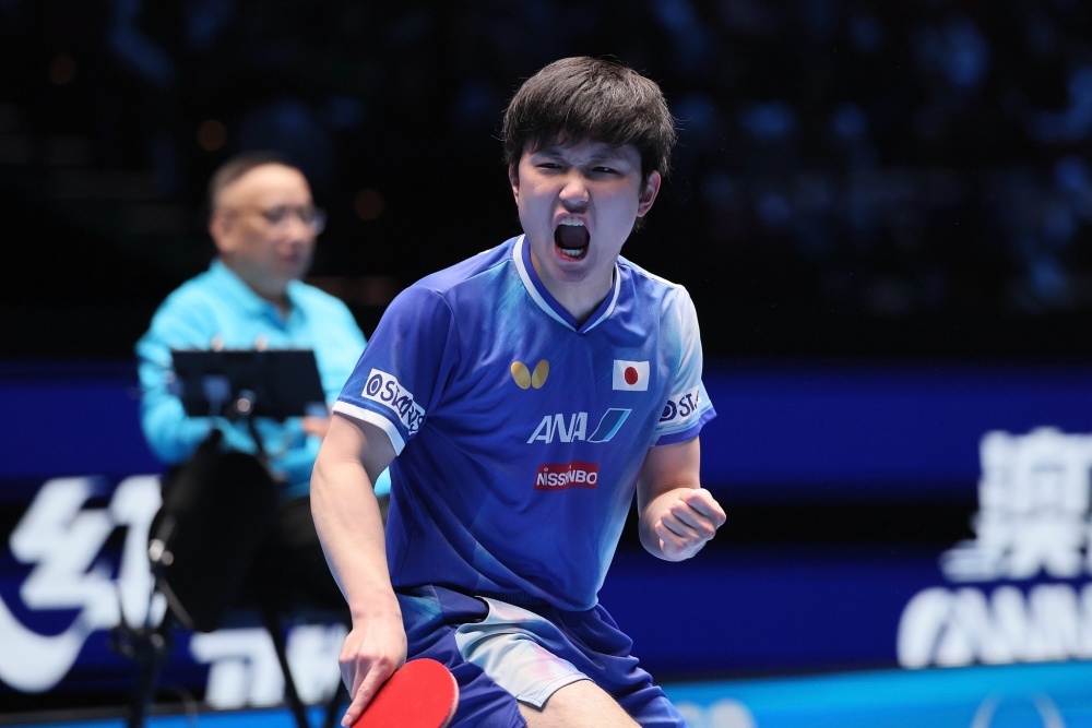 中国队绝杀法国队，张本智和点燃赛场